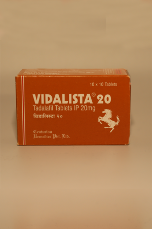 Vidalista 20mg, tadafil, 1×10, Centurion, erekcja do 24h