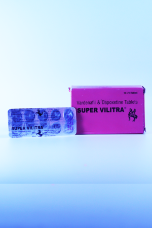 Super-vilitra-Vardenafil 20mg-Dapoxetine 60mg 1x10tab