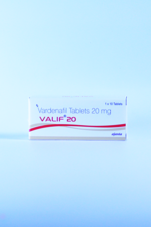 Valif-20mg-Verdenafil-Ajanta. 1x10tabl