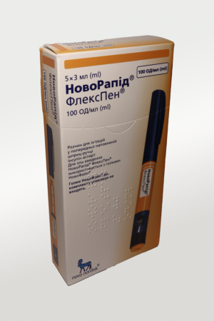 Insulina NovoRapid FlexPen 100ui/1ml 5x3ml Pen Isulina krotka